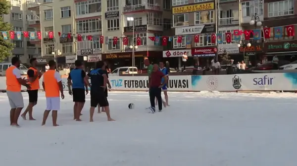 Çankırı'da Tuz Festivali Futbol Turnuvası Başladı