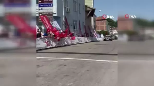 100. Yıl Cumhuriyet Bisiklet Turu Amasya-Havza Etabı'nın Galibi Dmitriy Bocharov Oldu