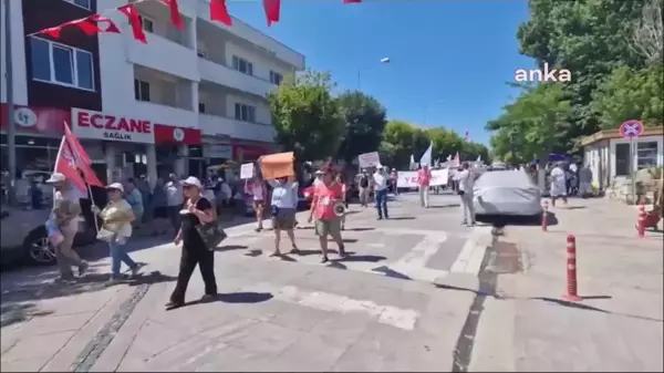 SOL Parti Enez'de zamlara ve hayat pahalılığına karşı yürüyüş düzenledi