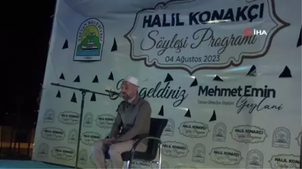 Ünlü İmam-Hatip Halil Konakçı, Tatvanlılarla buluştu