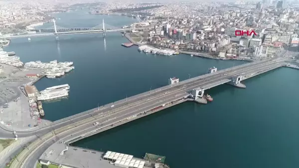 GALATA KÖPRÜSÜ'NDE 40 GÜN SÜRECEK ÇALIŞMA