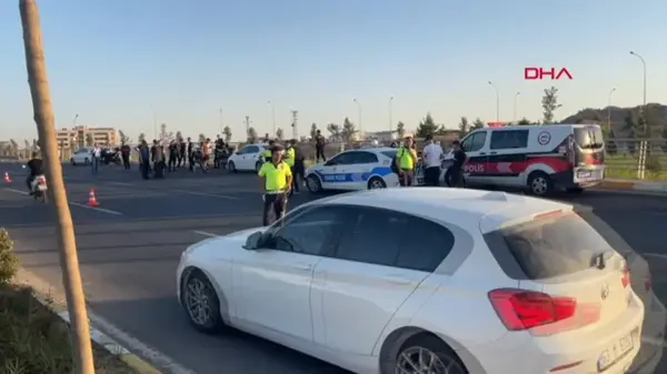 Şanlıurfa'da Motosikletli Yunus Polisleri Kaza Geçirdi