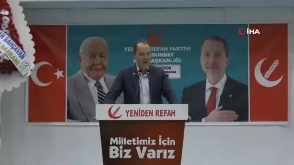 Yeniden Refah Partisi lideri Erbakan: 