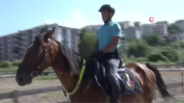 Zonguldak'ta Atlı Jandarma Timi Huzur ve Güven Sağlıyor