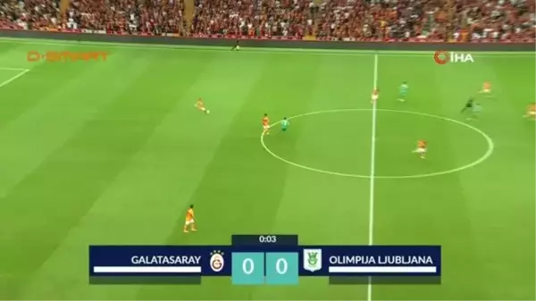 UEFA Şampiyonlar Ligi: Galatasaray: 1 - Olimpija Ljubljana: 0 (Maç Özeti)