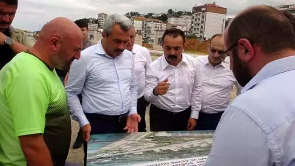 Rize'nin yeni valisi İhsan Selim Baydaş, ayağının tozu ile yatırımları yerinde inceledi