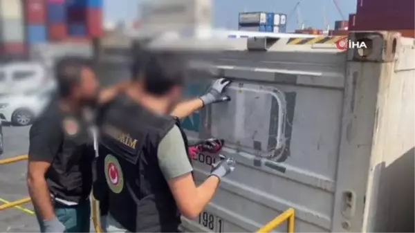 Mersin Limanı'nda 59 Kilogram Uyuşturucu Ele Geçirildi