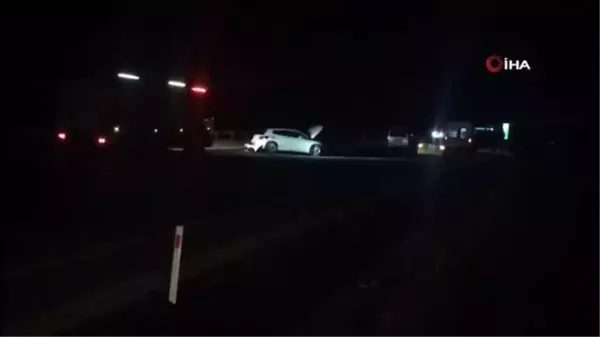 Tekirdağ'da trafik kazası: Sürücü yön tabelasına çarptı