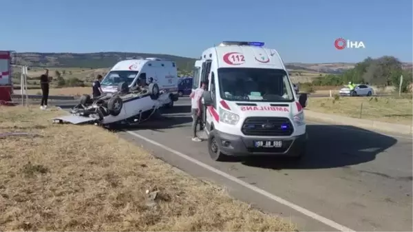 Tekirdağ'da trafik kazası: 4 yaralı