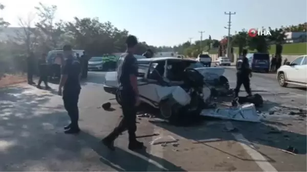 Gaziantep'te feci kaza anına ait güvenlik kamerası görüntüleri ortaya çıktı