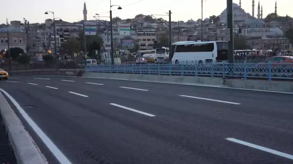 İstanbul'daki Yeni Galata Köprüsü depreme karşı güçlendirildi