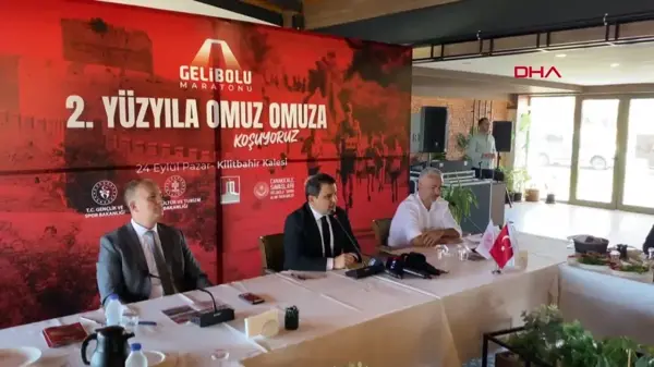 Çanakkale'de 8. Uluslararası Gelibolu Maratonu Lansmanı Yapıldı