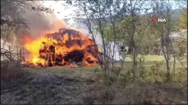 Karabük'ün Ovacık ilçesinde 9. yangın çıktı