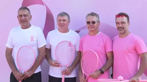 QNB Finansbank 'Pembe Top Tenis Turnuvası' düzenledi