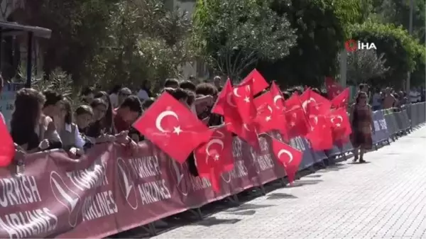 Cumhurbaşkanlığı Türkiye Bisiklet Turu'nun Fethiye-Babadağ etabı başladı