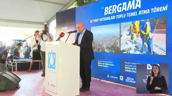 İzmir Büyükşehir Belediyesi'nden Bergama'ya 103 Milyon Liralık Yatırım... Soyer: Sağlıklı ve Kesintisiz İçme Suyuna Ulaşmak Vatandaşlarımızın En...