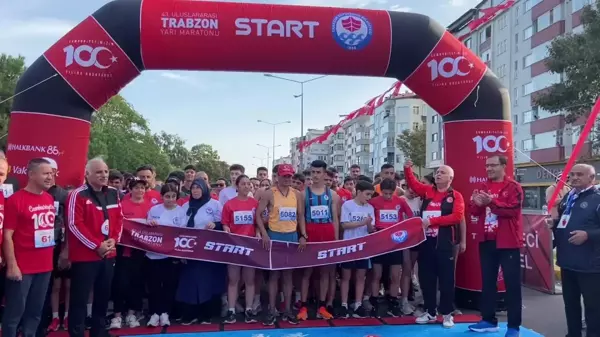 43'üncü Uluslararası Trabzon Yarı Maratonu Koşuldu