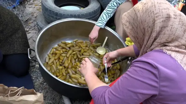 Iğdır'da Patlıcan Reçeli Yapımı Başladı