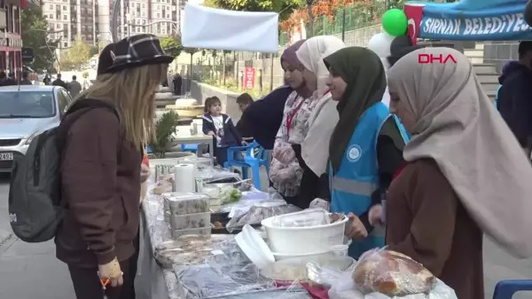 Şırnak'ta Filistin'e Yardım Kermesi Düzenlendi