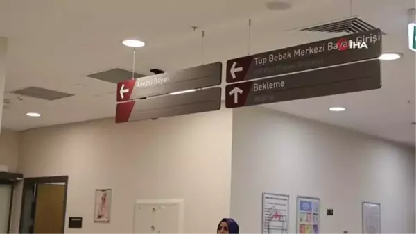 Fethi Sekin Şehir Hastanesi'nde 79 aşının 19'u gebelik ile sonuçlandı