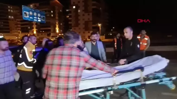 Kırıkkale'de iş makinesi ile otomobil çarpışması: 4 yaralı