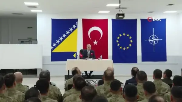 TBMM Başkanı Kurtulmuş, EUFOR Türk Temsil Heyeti Başkanlığını ziyaret ettiTBMM Başkanı Numan Kurtulmuş: 