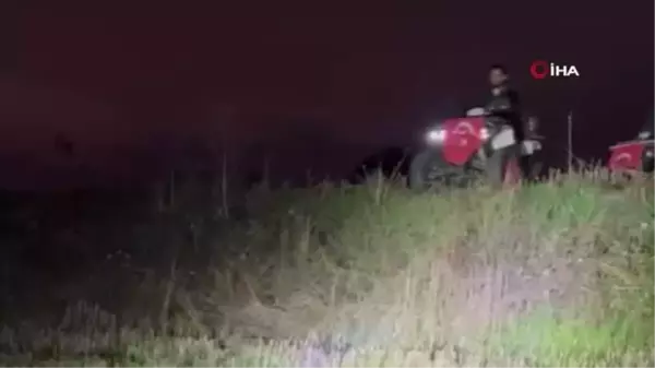 Tepe çıkmaya çalışırken ATV motorunun altında kaldı, o anlar kameraya böyle yansıdı