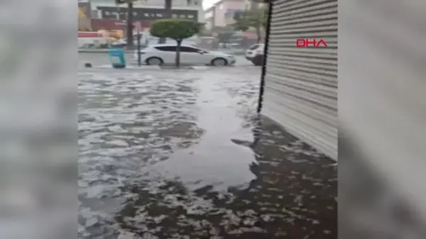 Alanya'da Dolu ve Sağanak Yağışı