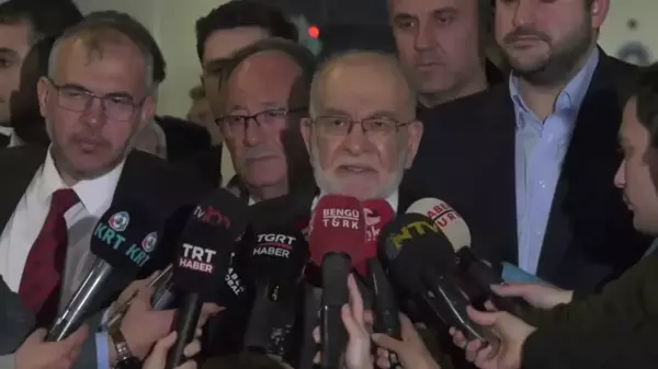 Saadet Partisi Genel Başkanı Karamollaoğlu, Hasan Bitmez'in sağlık durumu hakkında açıklama yaptı