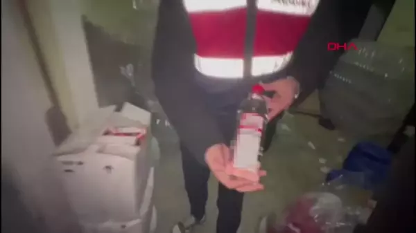 Ümraniye'de Sahte İçki Operasyonu: 8 Bin Litre Etil Alkol Ele Geçirildi