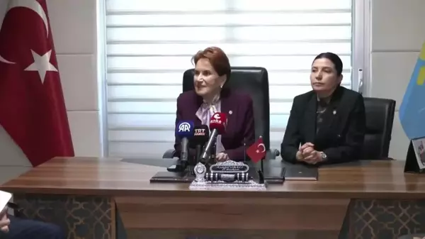 Meral Akşener: İlk Defa Partimize Yönelik Kurumsal Bir Operasyon Olduğu Dün Ortaya Çıktı.