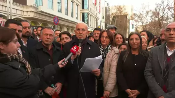 CHP Ankara İl Örgütü'nden 17/25 Aralık Protestosu... Ümit Erkol: 