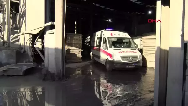 Arnavutköy'de bakım için beton santraline giren işçi öldü