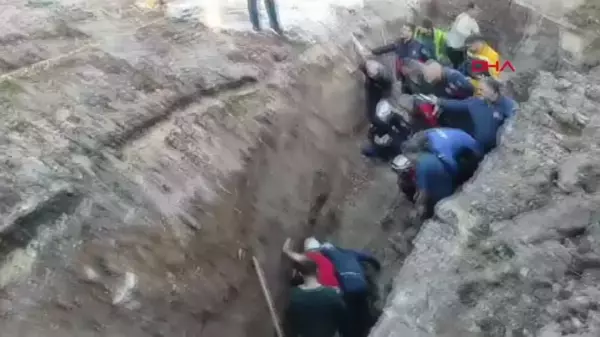 Şanlıurfa'da alt yapı çalışmasında göçük altında kalan işçi kurtarıldı