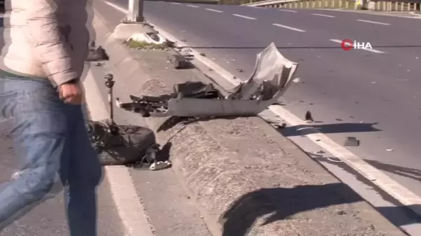 Süratli giden araç sürücüsü kontrolden çıkarak takla attı: 1 yaralı