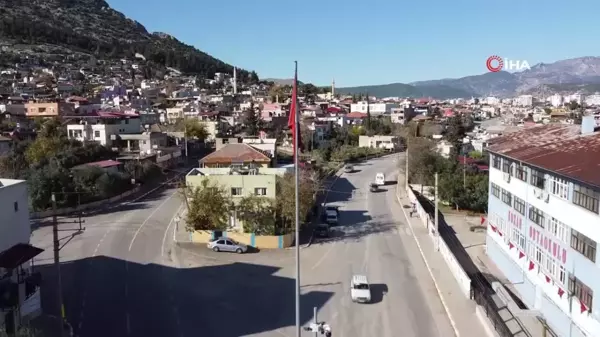 İlçeyi güzelleştirmek isteyen gönüllüler bir oldu, mahalle sanat sokağına döndü