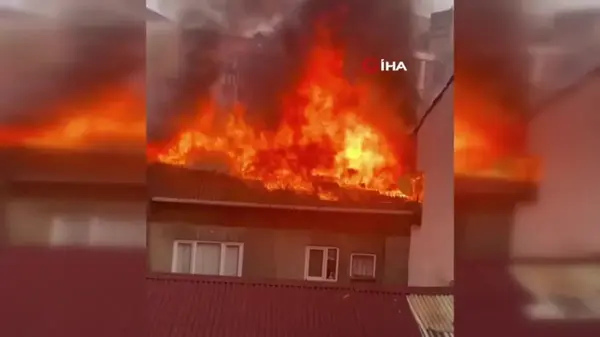 Şişli'de gecekondu alev alev yandı: Çocukların çıkarttığı yangın aileyi evsiz bıraktı