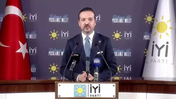 İyi Parti Sözcüsü Zorlu: 