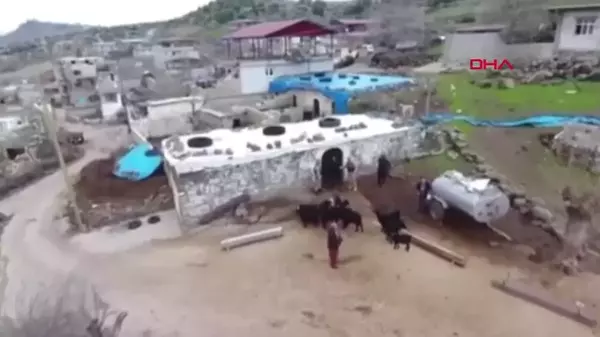 Kilis'te Kaybolan Keçiler Dron ile Bulundu