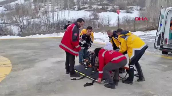 72 YAŞINDAKİ HASTA, BAHÇESARAY'DAN AMBULANS HELİKOPTERLE VAN'A SEVK EDİLDİ