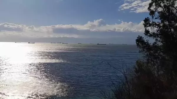 Batı Karadeniz'deki Kuvvetli Rüzgar Nedeniyle Gemiler Sinop Limanına Demirledi