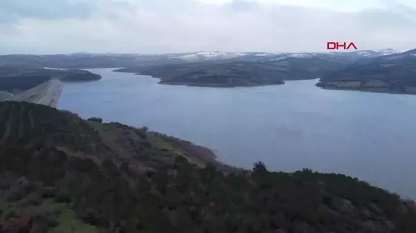 Kaz Dağları'ndan beslenen Bayramiç Barajı'nın su seviyesi yükseldi