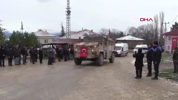 Piyade Uzman Çavuş Samet Aslan'ın Amasya'da düzenlenen cenaze töreni