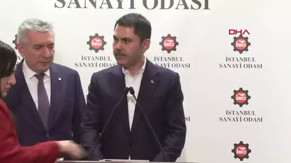 AK Parti İstanbul Büyükşehir Belediye Başkan Adayı Murat Kurum İstanbul Sanayi Odası'nda konuştu