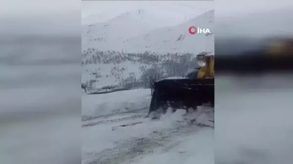 Siirt'te üç ilçenin kardan kapanan yolları ulaşıma açıldı