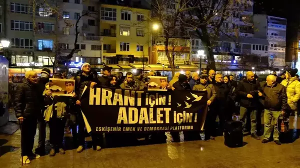 Hrant Dink'in 17. ölüm yıl dönümünde Eskişehir'de anma