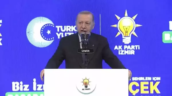 Erdoğan İzmir'de.