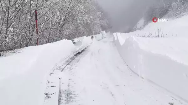 Kırklareli'nde kar kalınlığı 1 metreye ulaştı