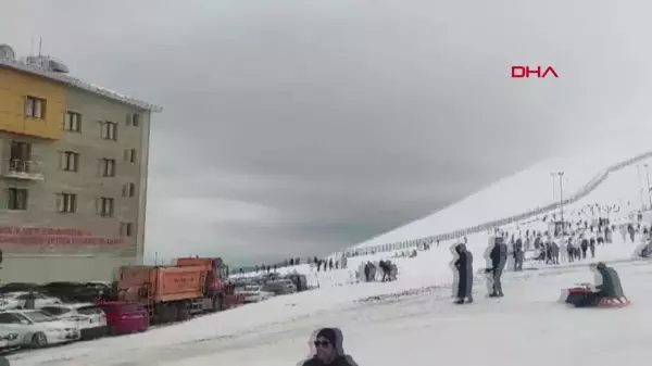 Samsun'da Akdağ Kayak Merkezi Sömestir Tatilinde Ziyaretçi Akınına Uğradı