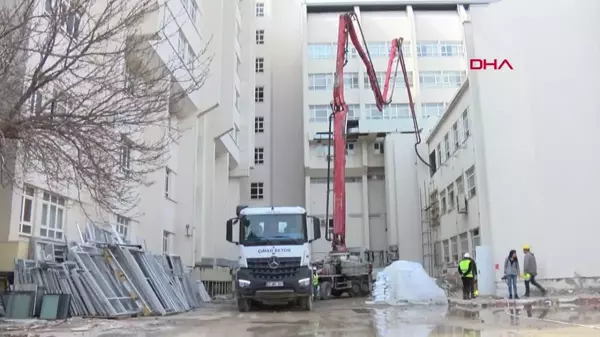 Çukurova Üniversitesi Tıp Fakültesi Hastanesi'nde Güçlendirme Çalışması Başlatıldı